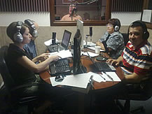 Radio Session in Progress